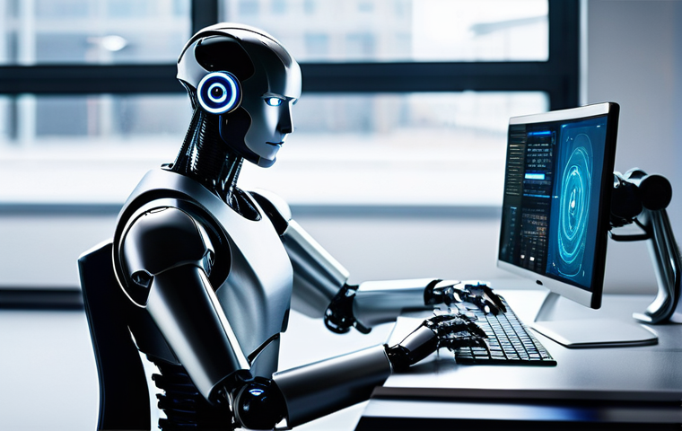 자연어 처리 모델을 위한 손실 함수 최적화 - **Prompt 1: AI Learning from Feedback**
    "A diligent, friendly humanoid robot with sleek, minimal...
