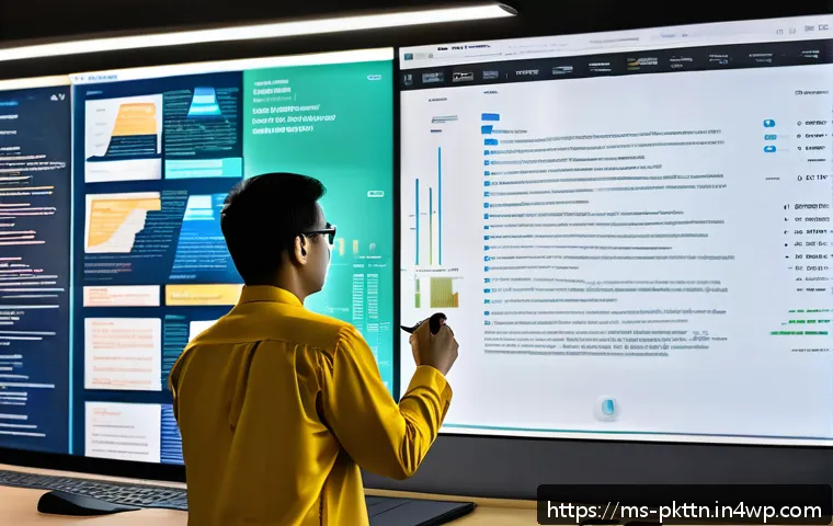 자연어 처리 모델 튜닝을 위한 데이터 분할 기법 - A detailed digital illustration of a professional data scientist working on a natural language proce...